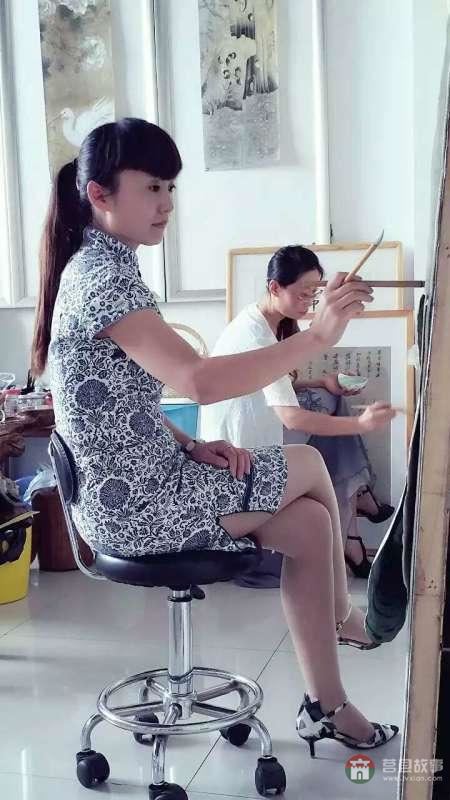 莒国文化源远流长，山东莒县美女画家李修英工笔画选